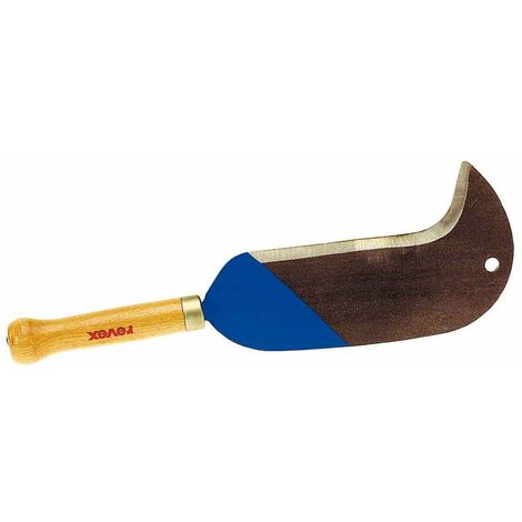 Revex – Serpe soie 24 cm – Manche en bois pour coupe précise – Taillant trempé pour branches d'arbres – Outil jardinage expert