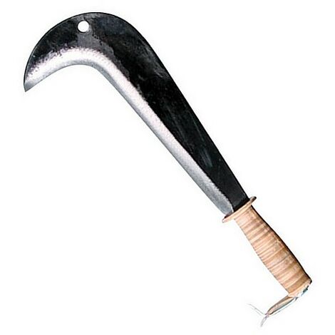 Serpe Italienne Manche Cuir lame 28cm
