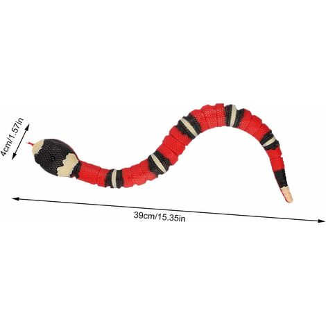 KEYOUNY Serpent Chat,Smart Sensing Toys De Chat Interactif Toy Électroniques Automatique Jeu Électronique USB Chaton Rechargeables For Chiens Animaux