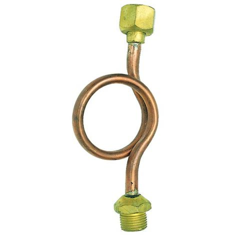Serpentina in rame cromato 1/4"mf PN 30