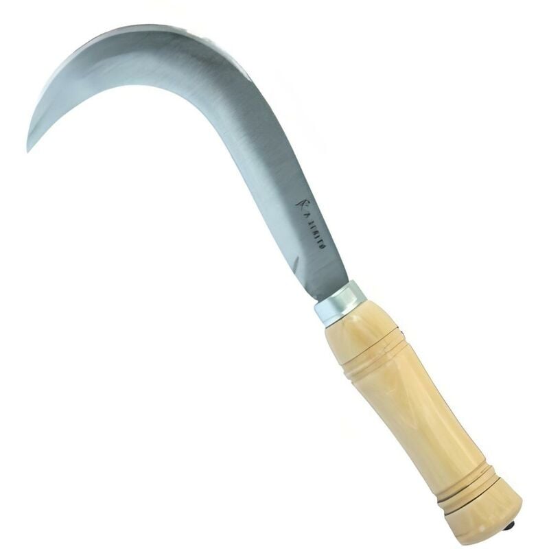 Serpette faucille pour couper la laitue en acier inoxydable - 16 x 2 cm