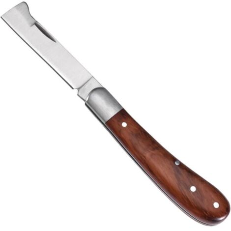 Serpette-Greffoir,Couteau Serpette Jardin,Serpette Pliante Lame Courbe En Acier Inoxydable,Greffoir À Vignes Pliant,Outil De Coupe De Ciseaux D'Arbre De Semis De Taille De Greffage Pliable De Ja