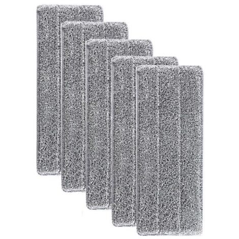 Serpillères en Microfibre pour Balai Lave-Sol Housse de Nettoyage de Rechange Tête de Ménage de Vadrouille pour Balai Plat 33x12mm