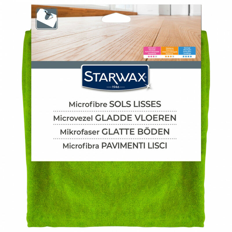 Serpillière microfibre pour sols intérieurs 60x50cm Starwax