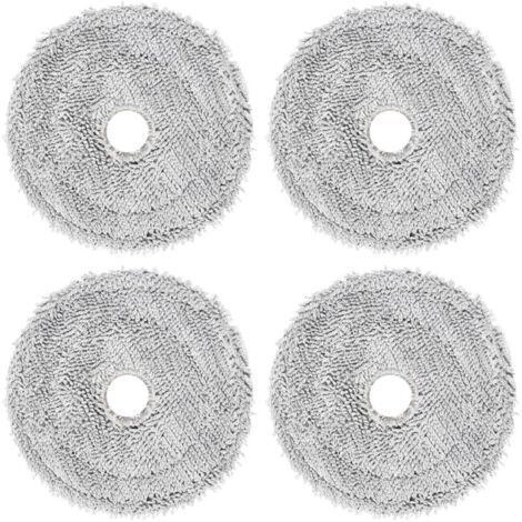 serpillières Accessoires pour Ecovacs Deebot Mini rechange aspirateur robot,serpillières en microfibre,Lavable et réutilisable -4Pièces