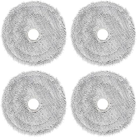 serpillières Accessoires pour Ecovacs Deebot Mini rechange aspirateur robot,serpillières en microfibre,Lavable et réutilisable -4Pièces