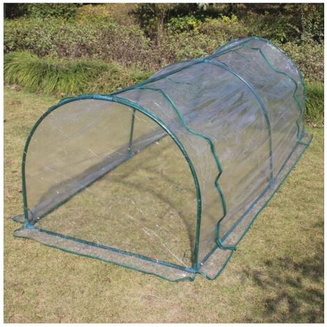 serra a tunnel eurogarden "anna" in acciaio e pvc 200x100x80 cm