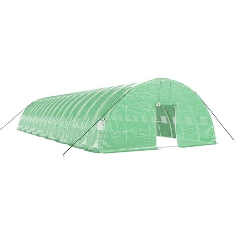Serra con Telaio in Acciaio Verde 96 m² 16x6x2,85 m vidaXL