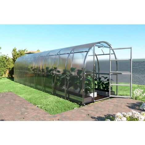 Serra da giardino KLASIKA SLIM 2 x 8 m (16 m²) , 4 mm con rivestimento in policarbonato