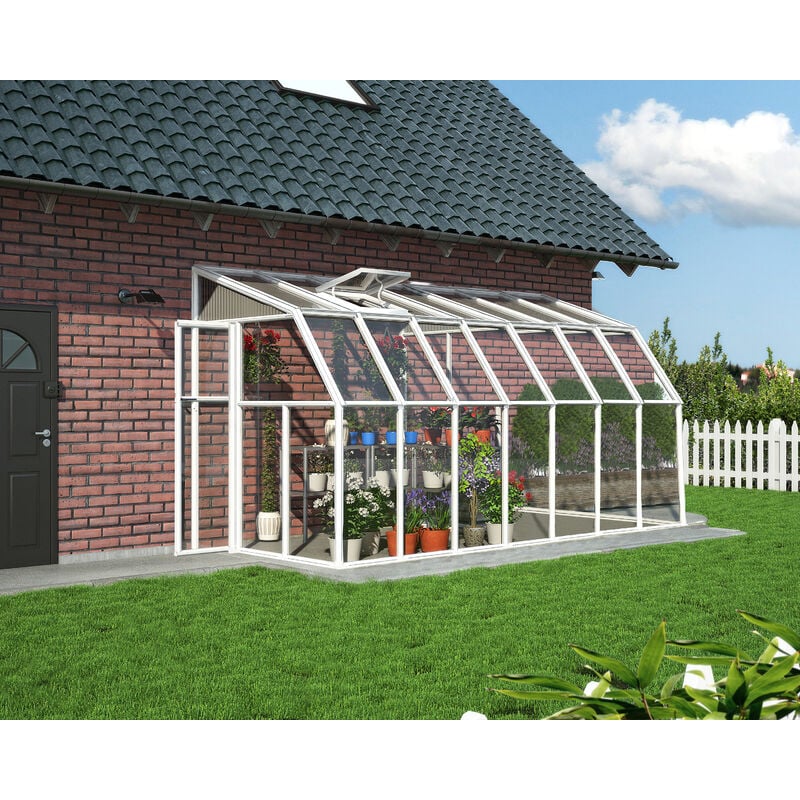 Palram - Canopia Sun Room Veranda in Policarbonato 2X4.4 m Bianco