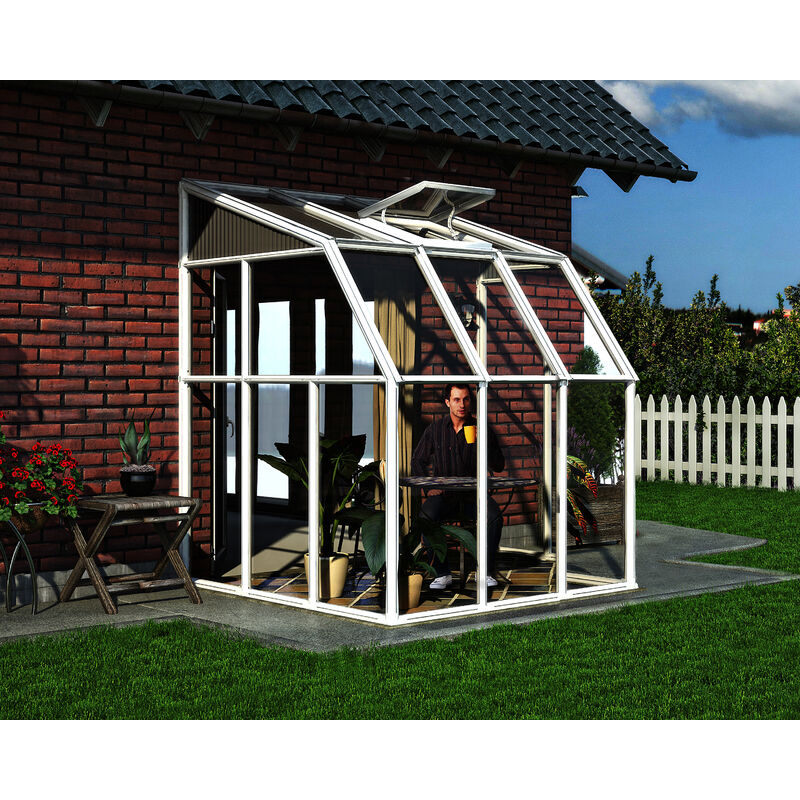 Palram - Canopia Sun Room Veranda in Policarbonato 2X2 m Bianco