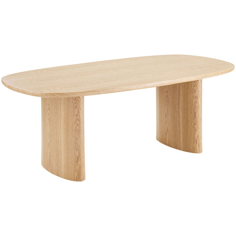 Serra table à manger placage frêne.