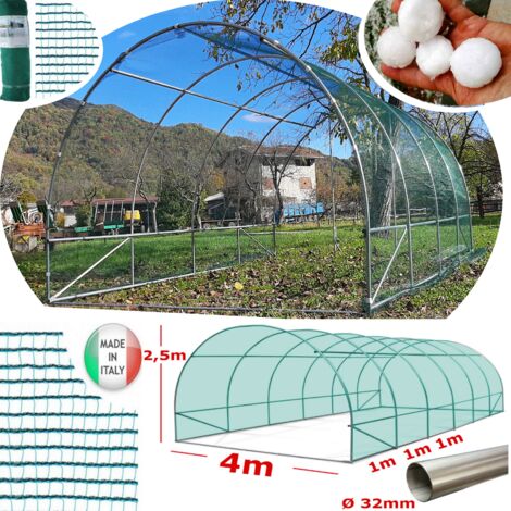 Serra Tunnel NetPlus 4x9m con rete antigrandine