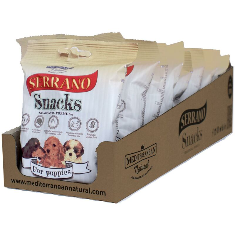 

Mediterranean Set de Snacks Serrano, Especial Cachorros, 100 g