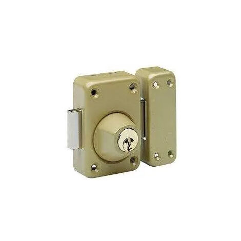 Serratura a 2 cilindri Cyclop 40 mm doppia, 3 chiavi