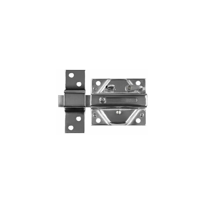 Image of Handlock - Serratura a chiave serreta cromata da 85 mm con serratura