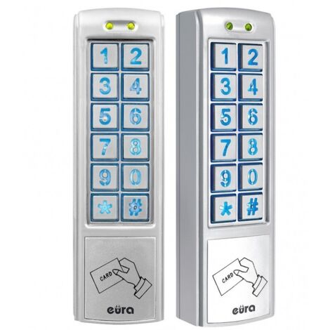 Serratura a codice ''eura'' AC-30C7 (2 uscite, montaggio a superficie, scheda di prossimità)
