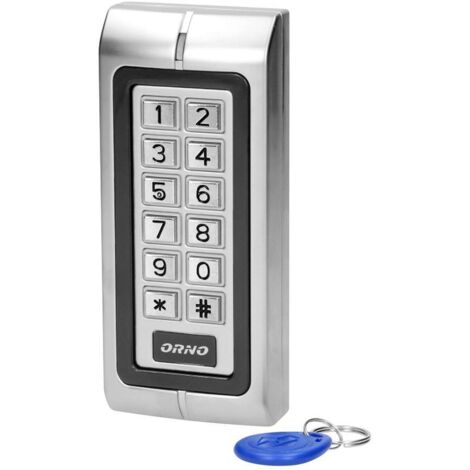 Serratura a combinazione stretta con lettore di badge e portachiavi di prossimità IP44 OR-ZS-815