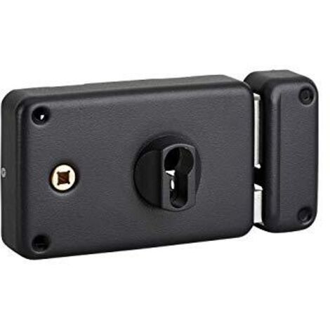 Serratura a griglia orizzontale THIRARD con seguitore e cilindro a profilo europeo - Destra - 140x88 - 009769