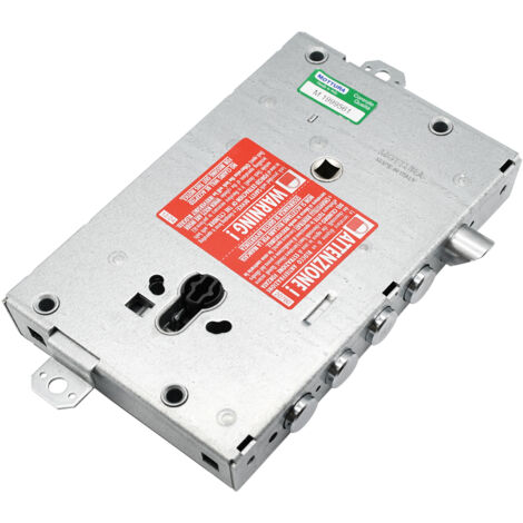 SERRATURA A LEVE PER PORTE BLINDATE E 63 - 4 catenacci / interas.28 mm  - MOTTURA