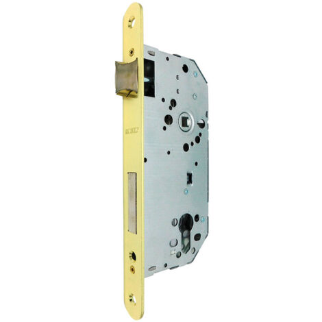 Serratura a mortasa C/r Cre06 50/85 mm Ottone