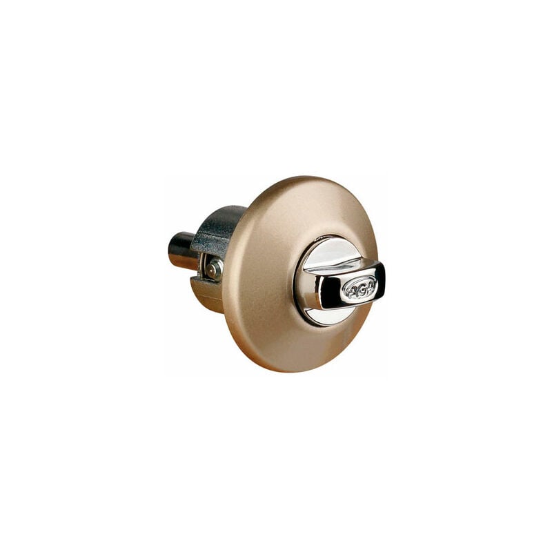 Image of AGA - serratura a pulsante con pulsante per porte scorrevoli 418Q/20 nichel opaco - Z4180Q014
