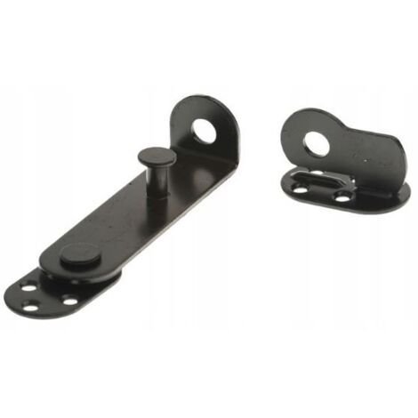 Serratura a scrocco a scomparsa 150 mm nera - LB BWK 0402