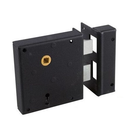 Serratura Anticata A Redosso 50 Mm – Ferro Vecchio Stile, Entrata 50 Mm, Qualità Nextrade Italia