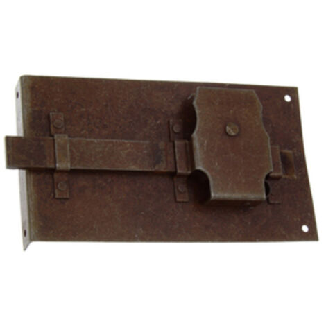 Serratura Antichizzata Redosso 90 Mm 39012 - 6 Bl