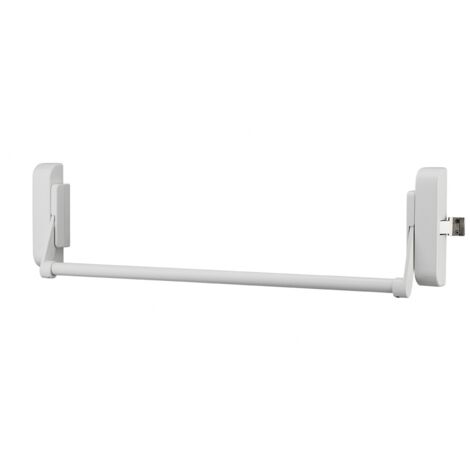 Serratura antipanico 1 punto laterale reversibile laccata bianca porta max 1150 mm - THIRARD