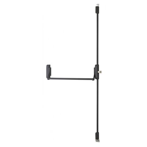 Serratura antipanico triplice 3 punti alto e basso reversibile laccata nera porta max 1150 mm - THIRARD
