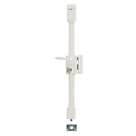 Serratura BELUGA bianca cr hg5 a linguetta 75 x 130 destra 4 chiavi - THIRARD