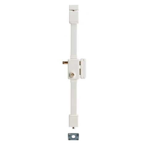Serratura BELUGA bianca cr hg5 a traino 75 x 130 destra 4 chiavi - THIRARD