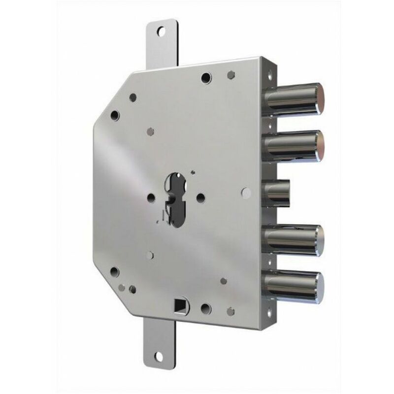 Image of CR - serratura metallo applicare 2155 pen/fl f.sagom M2 tripl+s ip.mm 28 e.mm 60 sx