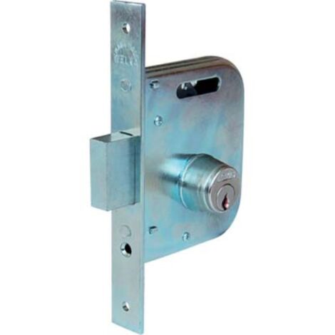 Serratura cancello infilare 065450 welka b.q zinc f.mm 22 m1+pom e.mm 45 c.mm 30 Welka