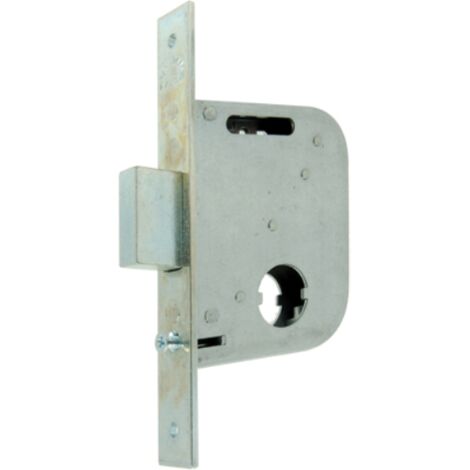 Serratura cancello infilare 073450 welka b.q zinc f.mm 22 m1+pom e.mm 45 c.mm 32 Welka