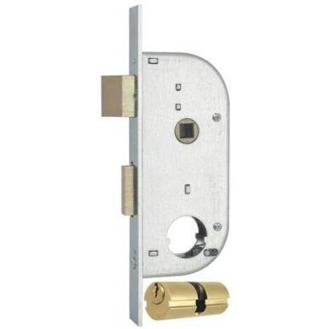 SERRATURA CANCELLO INFILARE 149 MG - B.Q ZINC F.MM 20 F.TONDO M2+SCR+Q8 E.MM 32 CF=PZ 2 - 1 confezione