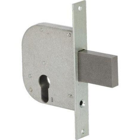 SERRATURA CANCELLO INFILARE 42012 CISA - B.Q ZINC F.MM 22 F.SAGOM SCR E.MM 50 - 2 pezzi