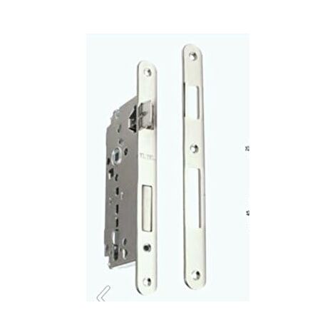 SERRATURA CILINDRO YALE D85 E50 FRONTALE TONDO CROMO SATINATO