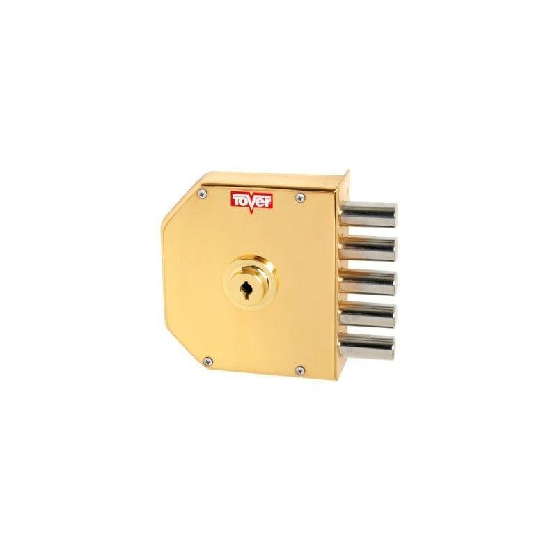 Image of Tover - serratura con catenaccio senza stelo e solo con chiave 60/SMALTATO oro - 6000P