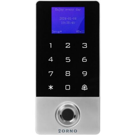 Serratura con codice touch con lettore di prossimità Wi-Fi e portachiavi, IP68, Tuya, OR-ZS-829