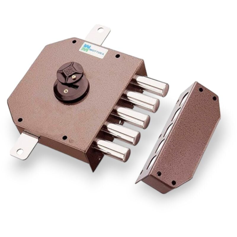 Serratura da applicare a 4 mandate doppia mappa