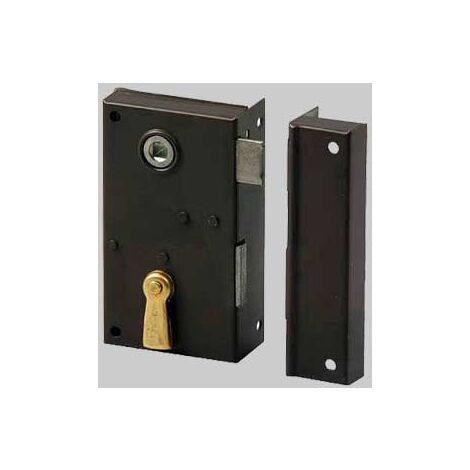 Serratura da applicare art. 185 verticale bonaiti e45 dx - scatola 70 mm conf. da 2 pz