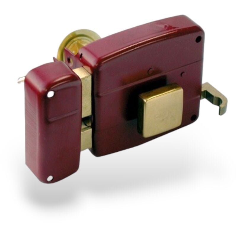 Image of Serratura da applicare in acciaio verniciato per cancelletti e portoni Cisa 50110 - 60 mm Mano destra
