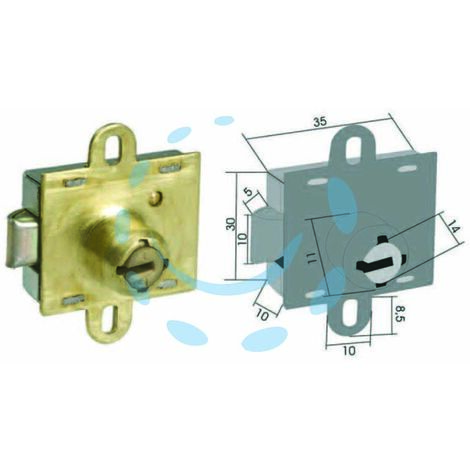 SERRATURA DA INCASSO PER CASELLARIO 143 mm.14