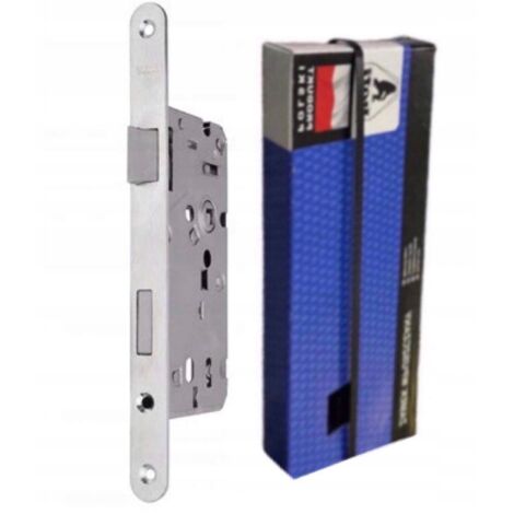 Serratura da incasso YETI 72/55, chiave destra, piastra frontale da 235 mm