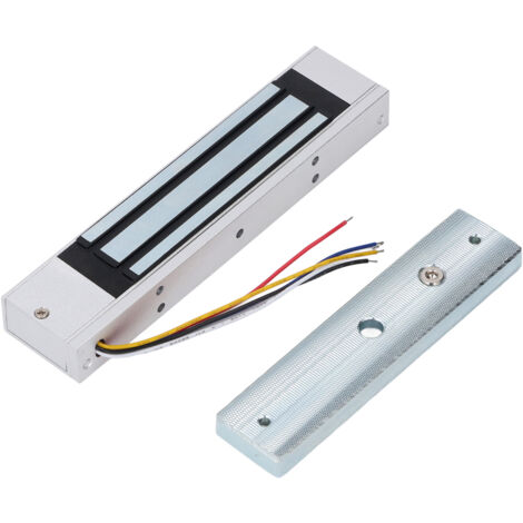 Serratura elettrica magnetica impermeabile da 180 kg 350 libbre Serratura elettromagnetica per sistema di controllo accessi, serratura magnetica per porta CC 12V, sicurezza esterna e