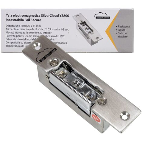Serratura elettromagnetica da incasso SilverCloud YS800, Fail Secure NO