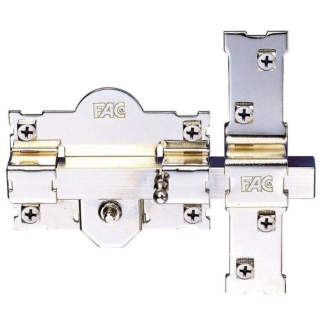 Serratura Fac 101R105P acciaio grigio scuro 18 mm