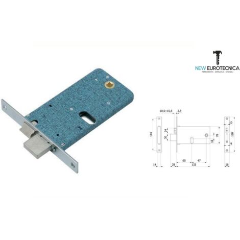 Serratura fascia infilare 370 omec entrata 60 mm
